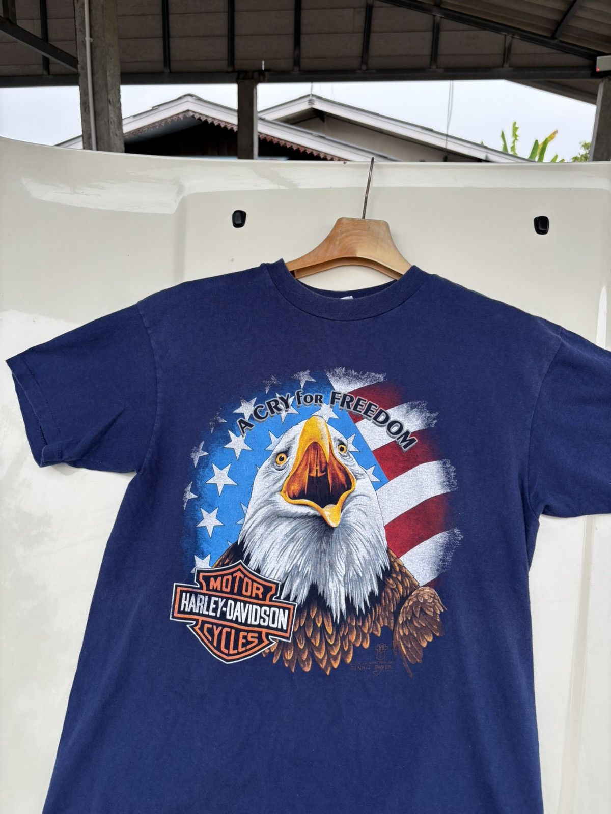 Vintage Vintage 1996 Harley Davidson Atlanta Olympics Size US M / EU 48-50 / 2 - 2 Thumbnail