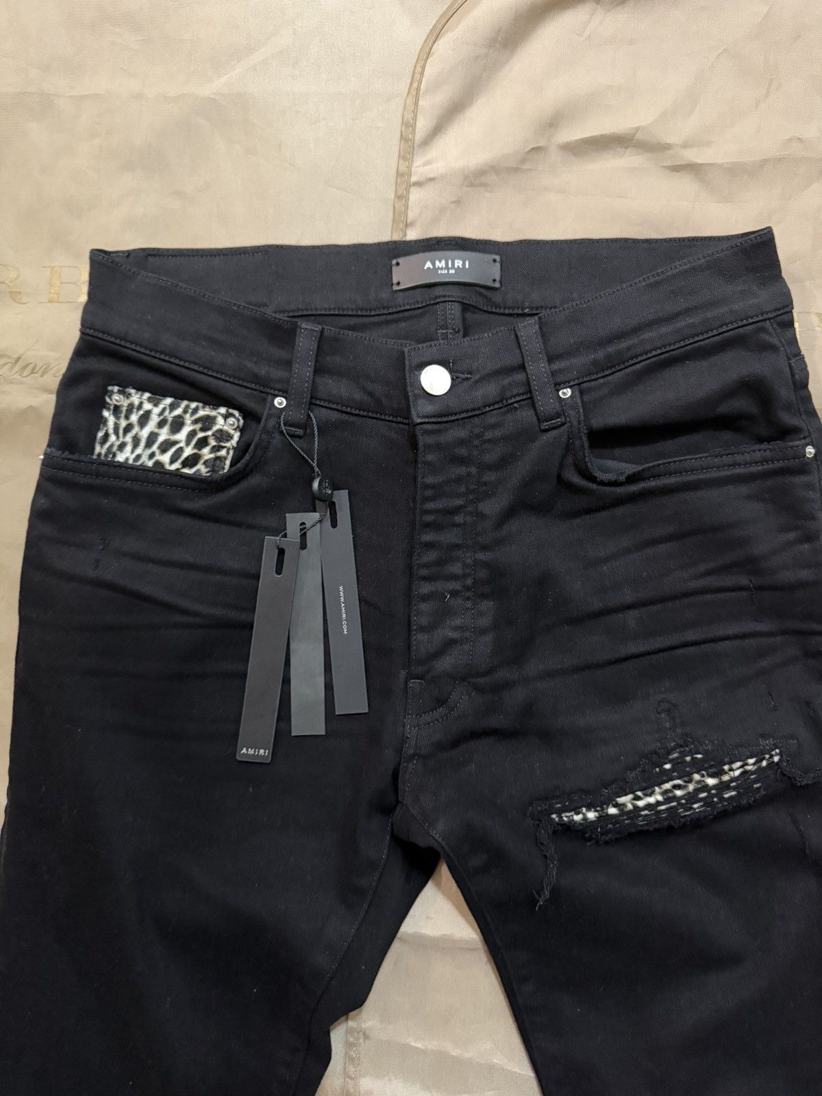 Amiri Amiri Leopard Mx1 Skinny jeans size 30 Size US 30 / EU 46 - 6 Thumbnail