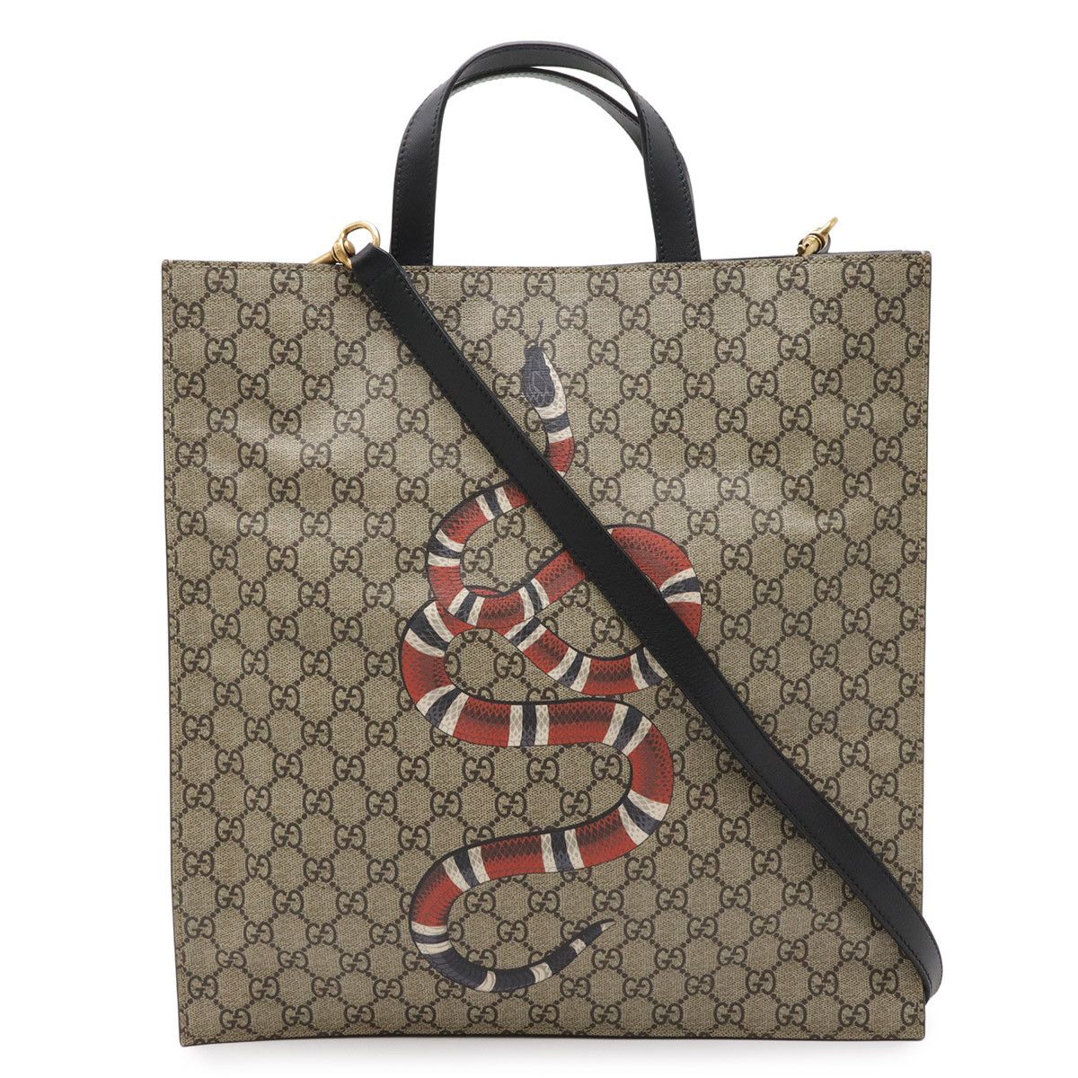 Gucci Gucci Gucci GG Supreme Bee Print 2way Tote Bag Textile Tote Bag 450950 DUTY FREE for USA Size ONE SIZE - 1 Thumbnail