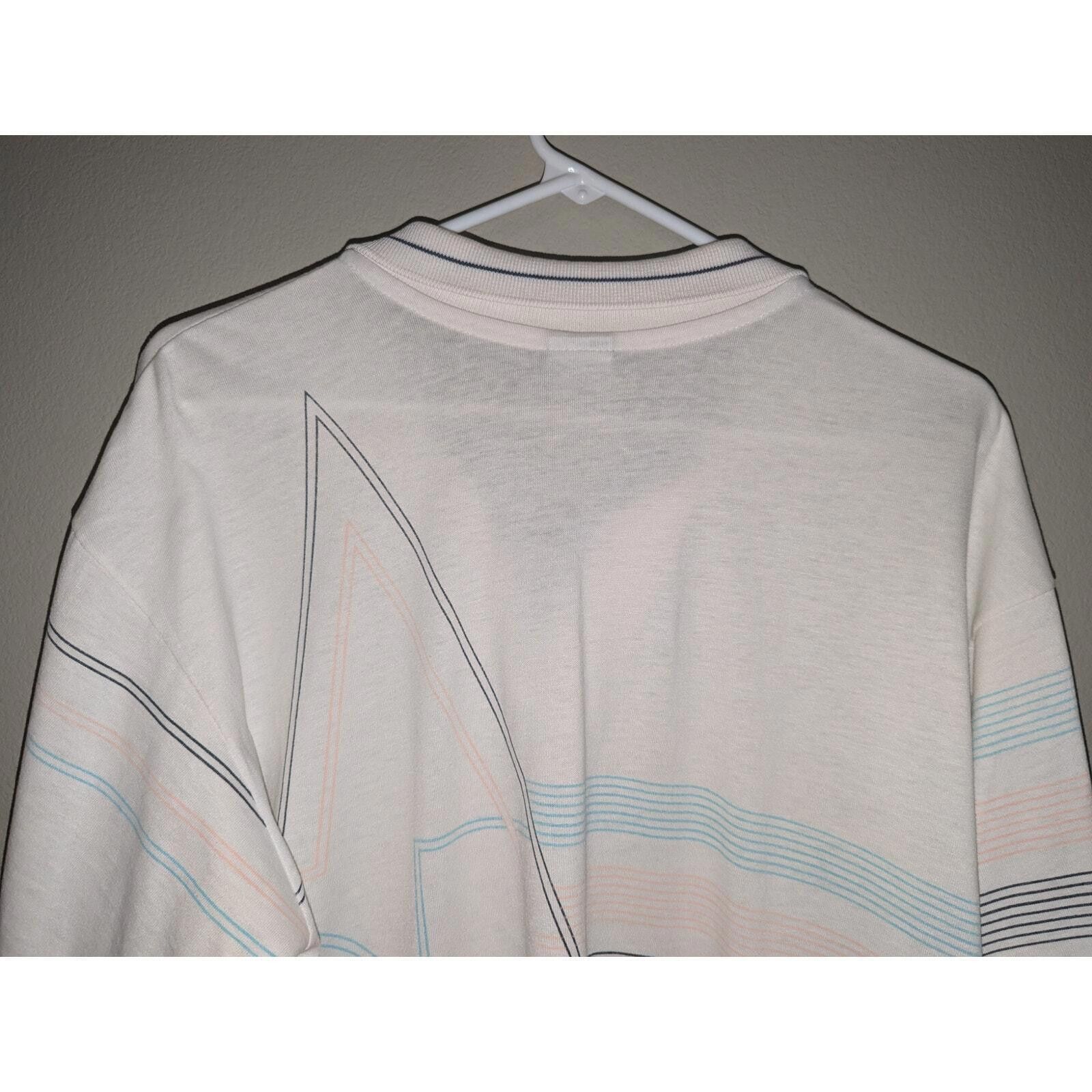 Jantzen Vintage Jantzen Large Polo Blue Pink Black Stripes Size US L / EU 52-54 / 3 - 6 Thumbnail