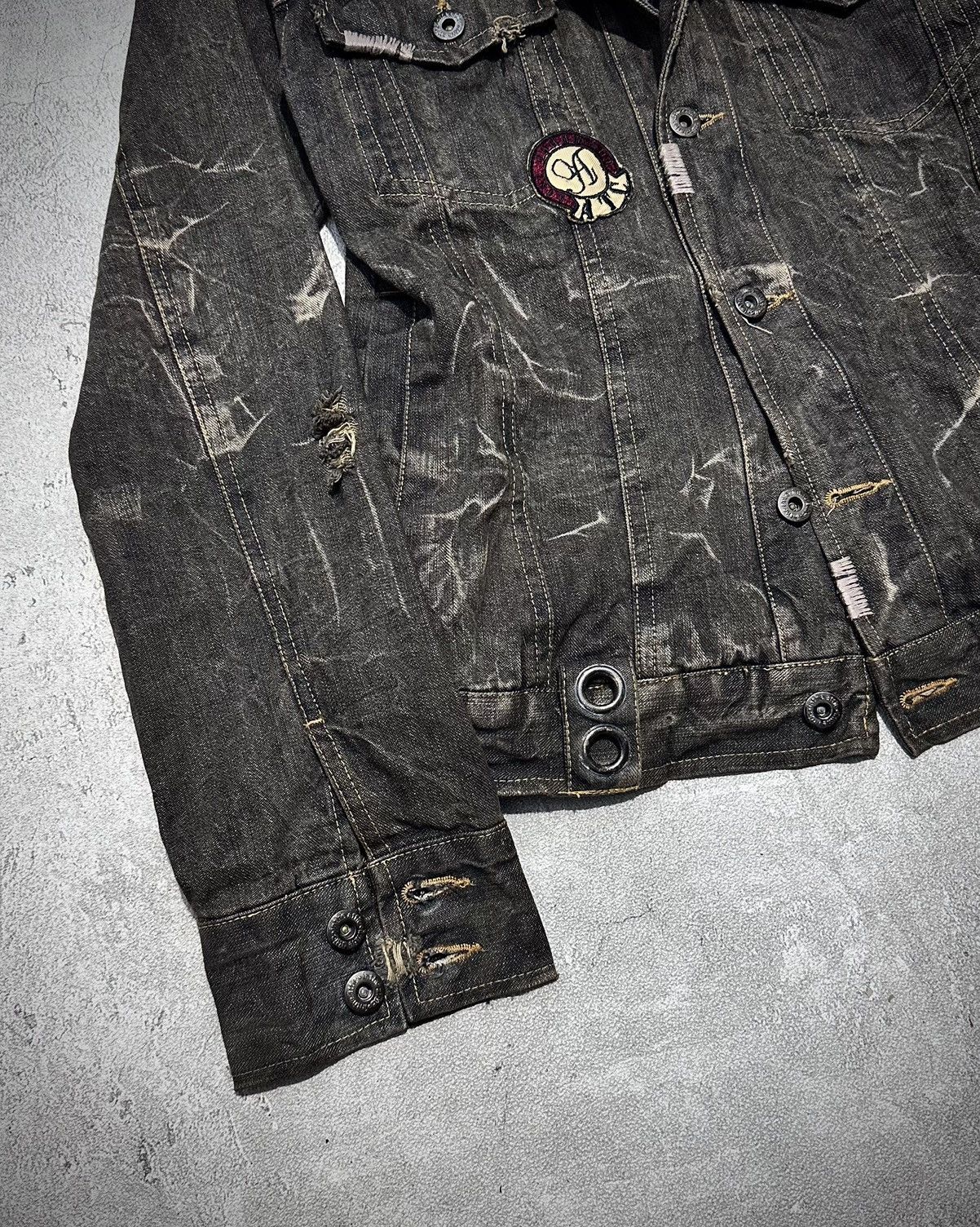 Japanese Brand Vkei In The Attic Fur Collar Denim Jacket Kmrii Lgb Style Size US M / EU 48-50 / 2 - 4 Thumbnail