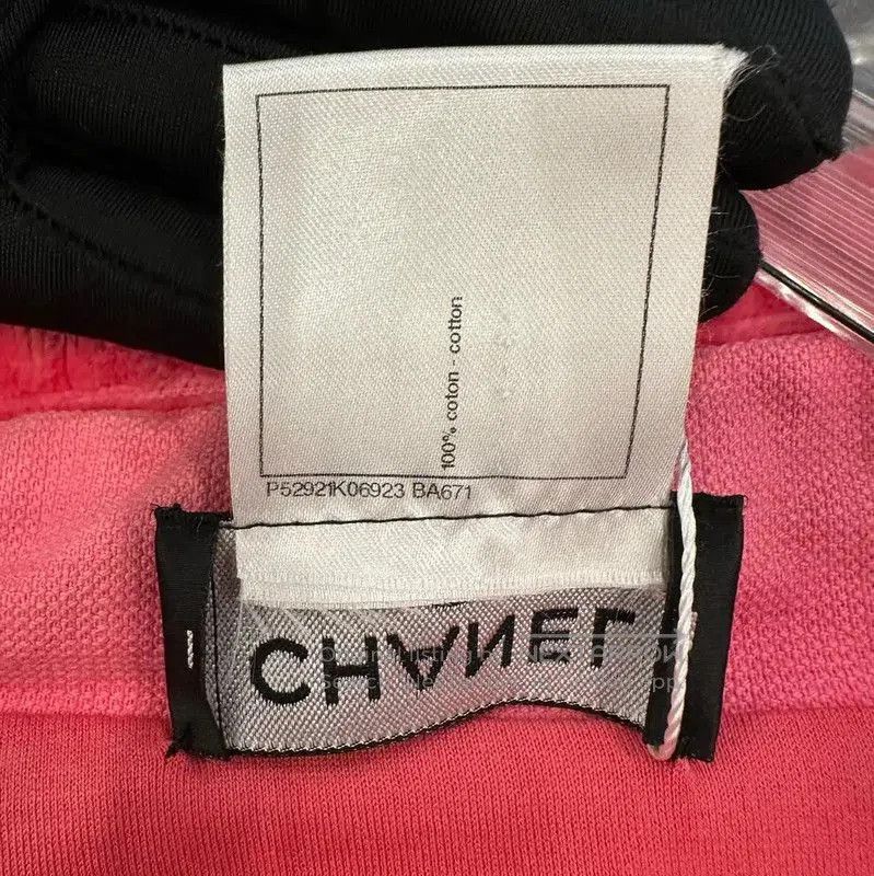 Chanel Chanel Pink Cotton Women's Jacket . Size XS / US 0-2 / IT 36-38 - 8 Thumbnail