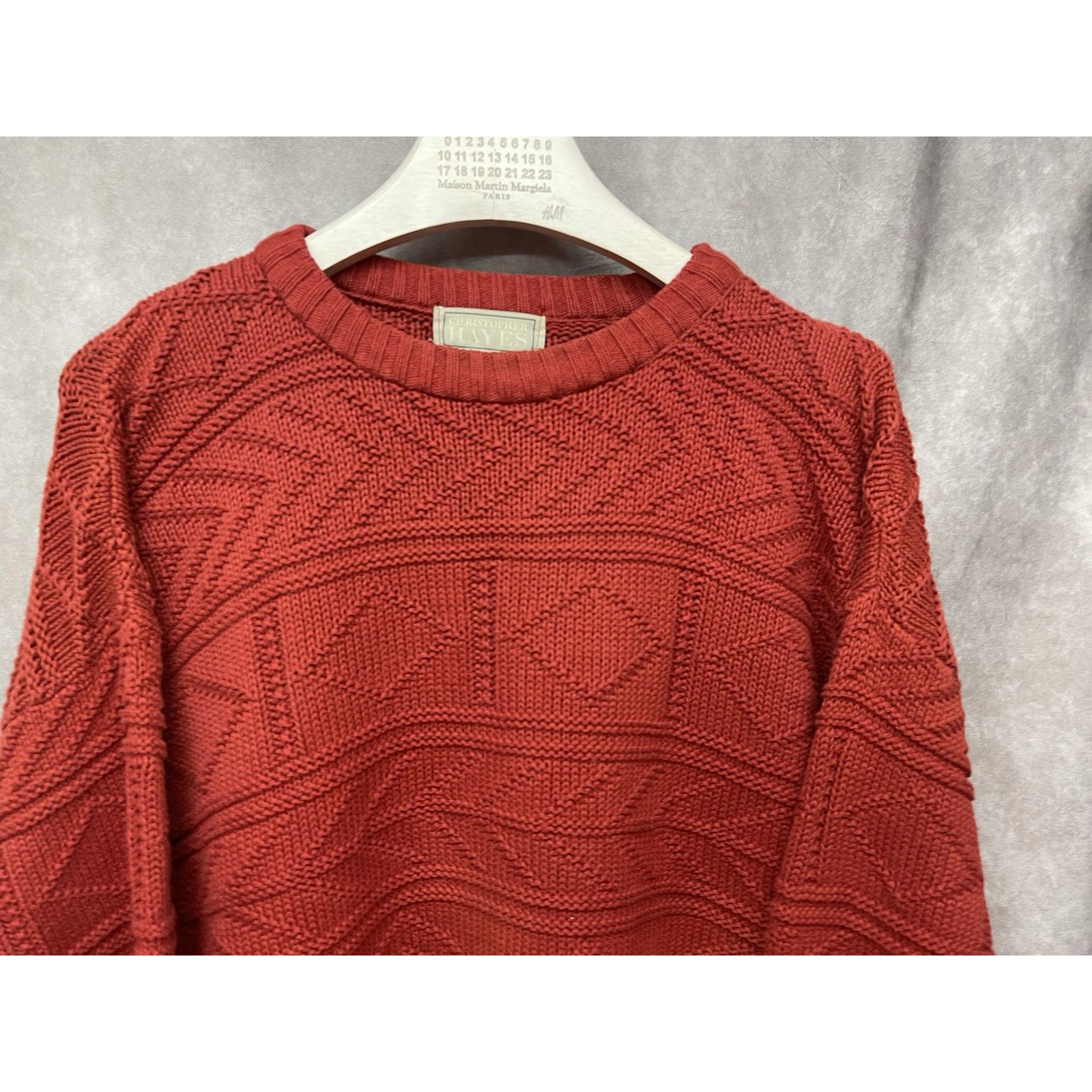 Other Vintage Christopher Hayes Sweater Mens Large Red Fair Isle W Size US L / EU 52-54 / 3 - 3 Thumbnail