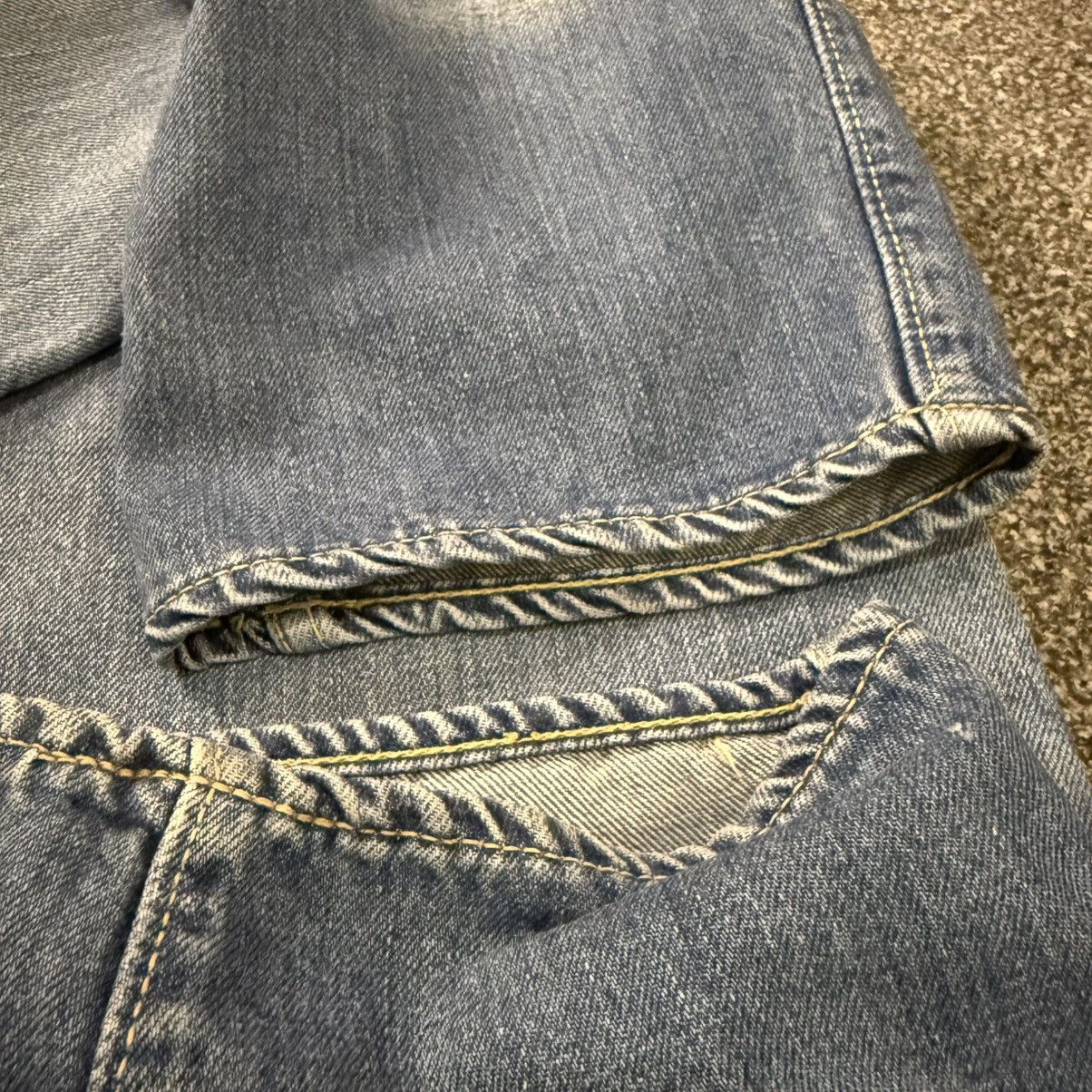 Japanese Brand Rare Vintage 70s Overall Houston Carpenter Washed Denim Size US 32 / EU 48 - 11 Thumbnail