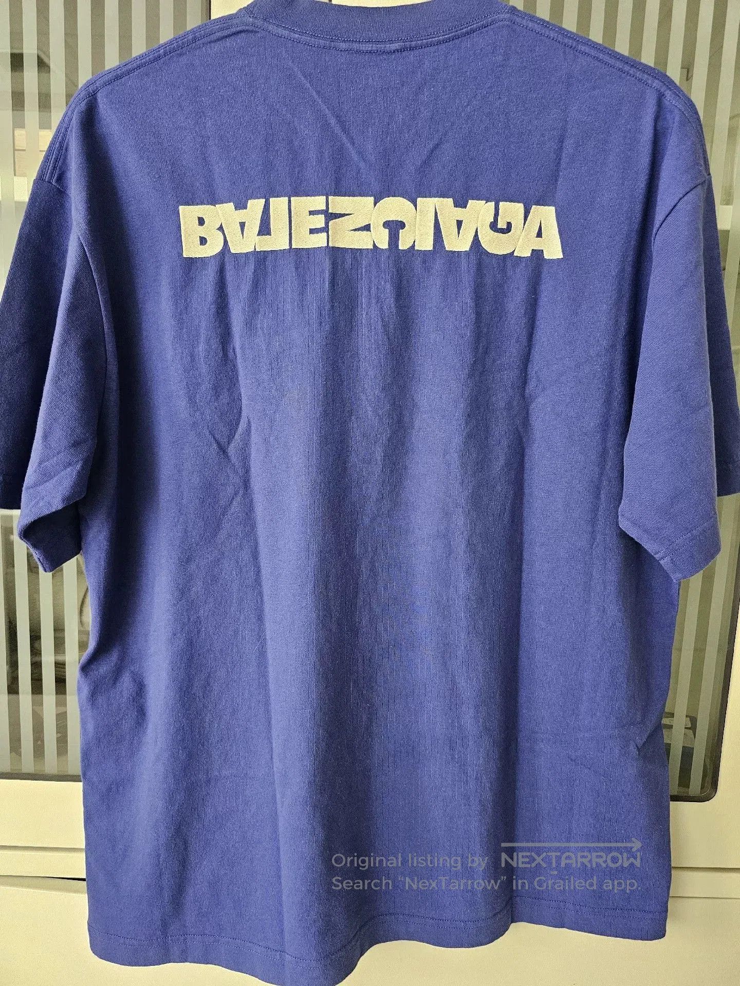 Balenciaga Balenciaga Blue Short Sleeve T. Size US S / EU 44-46 / 1 - 3 Thumbnail