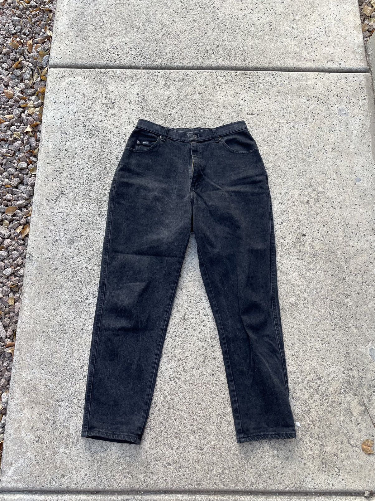 Lee Vintage black washed lee jeans Size US 32 / EU 48 - 1 Thumbnail