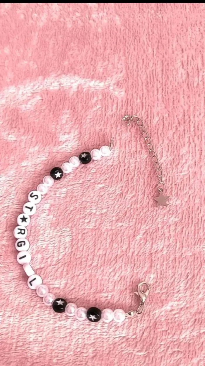 Other Black White Beaded Bracelet Size ONE SIZE - 3 Thumbnail