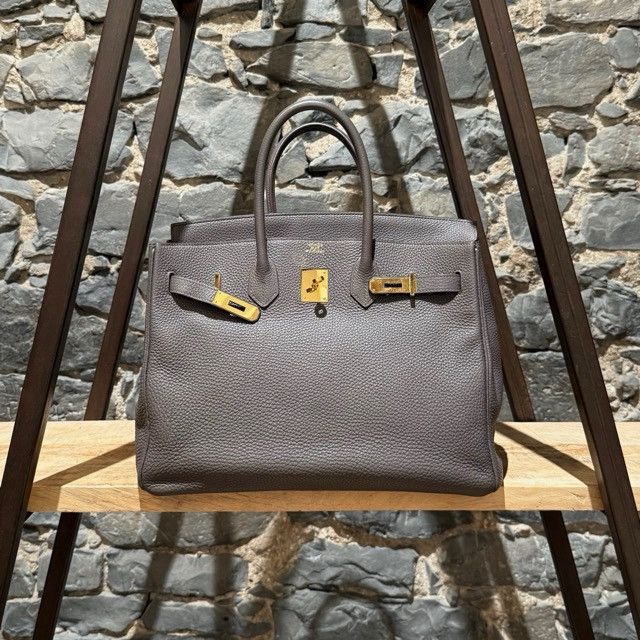 Hermes Hermès 2011 Gris Etain Togo Birkin 35 Bag Size ONE SIZE - 1 Thumbnail