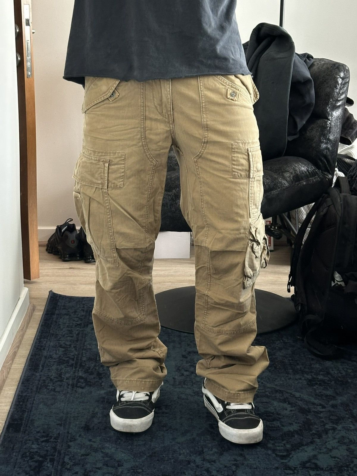 Polo Ralph Lauren Rare early 2000s Polo Ralph Lauren Parachute Cargo Pants Size US 34 / EU 50 - 2 Thumbnail