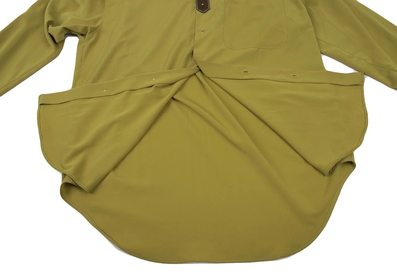 Jean Paul Gaultier Junior Gaultier Decorative Button Polo Shirt Mustard Brown Size US M / EU 48-50 / 2 - 15 Thumbnail