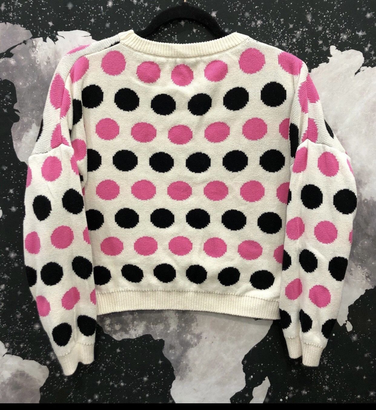 Other Polka dot womens crop sweater Size XL / US 12-14 / IT 48-50 - 2 Thumbnail
