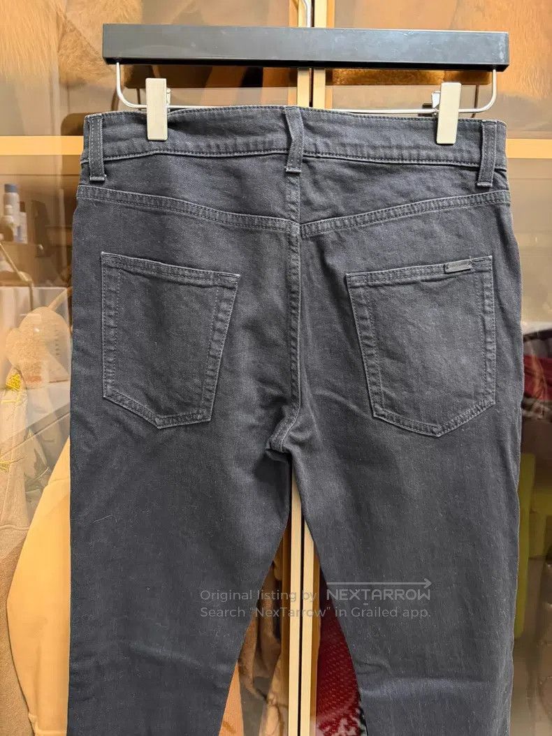 Saint Laurent Paris Saint Laurent Paris Black Denim Jeans i Size US 30 / EU 46 - 7 Thumbnail