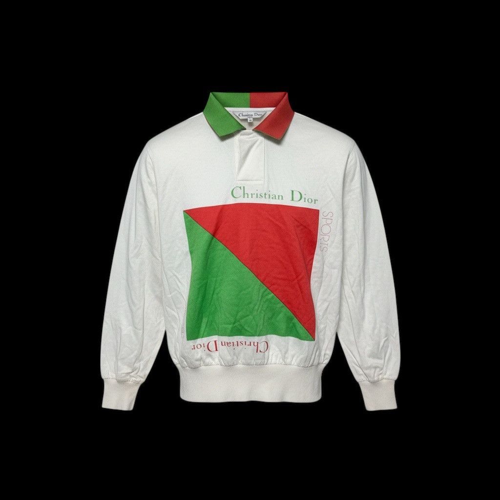 Christian Dior Monsieur VINTAGE CHRISTIAN DIOR SPORTS LONGSLEEVES SHIRT Size US L / EU 52-54 / 3 - 1 Thumbnail