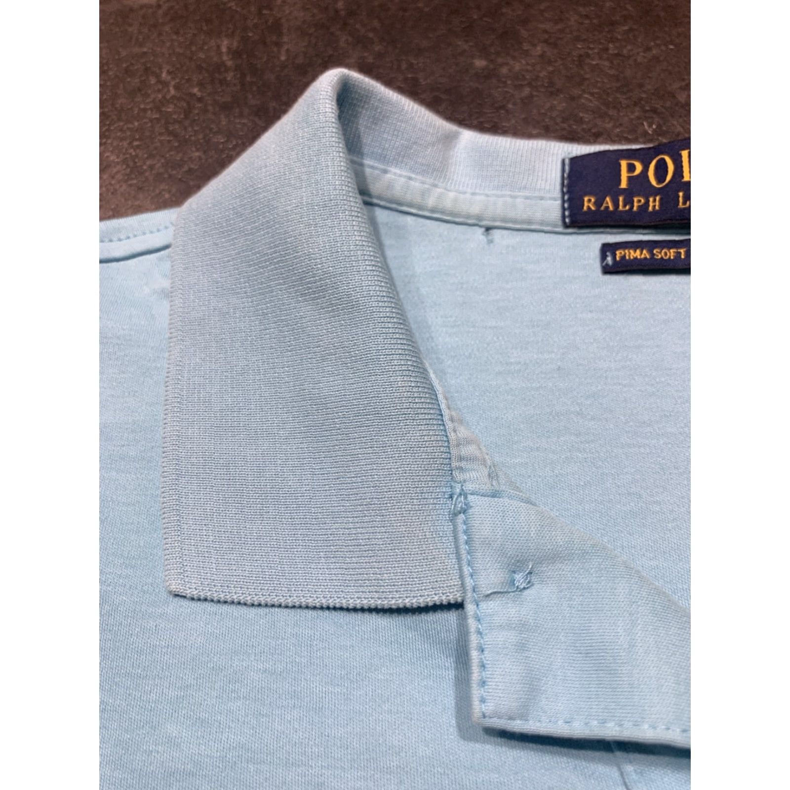 Ralph Lauren Ralph Lauren Polo Shirt Golf Men’s L Blue Solid Cotton Knit Short Sleeve Polo Shirt M/L Regular Fit Golf Size US L / EU 52-54 / 3 - 5 Thumbnail