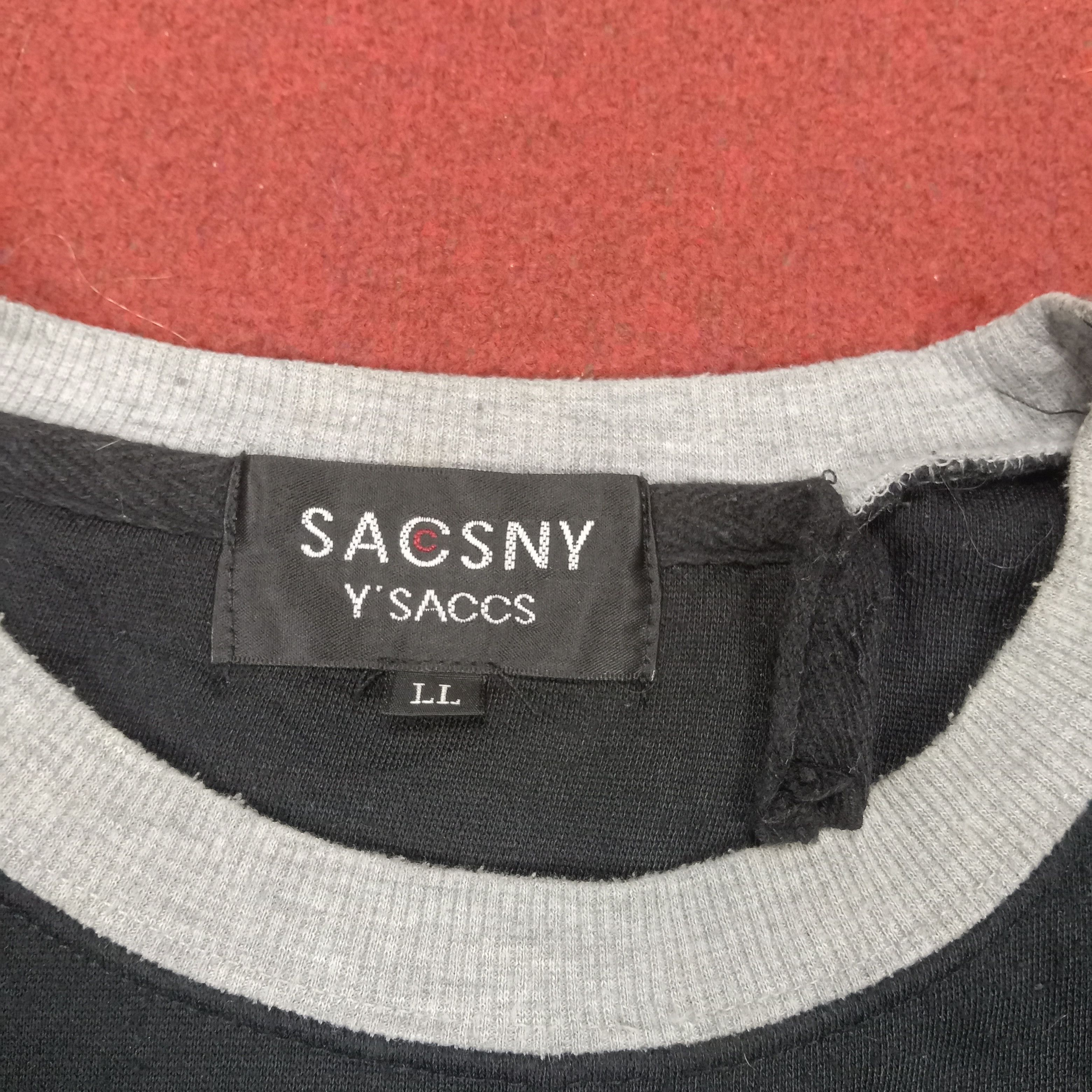 Designer × Vintage SACSNY Y'saccs Yohji Yamamoto Designer Sweatshirt Size US XL / EU 56 / 4 - 4 Thumbnail