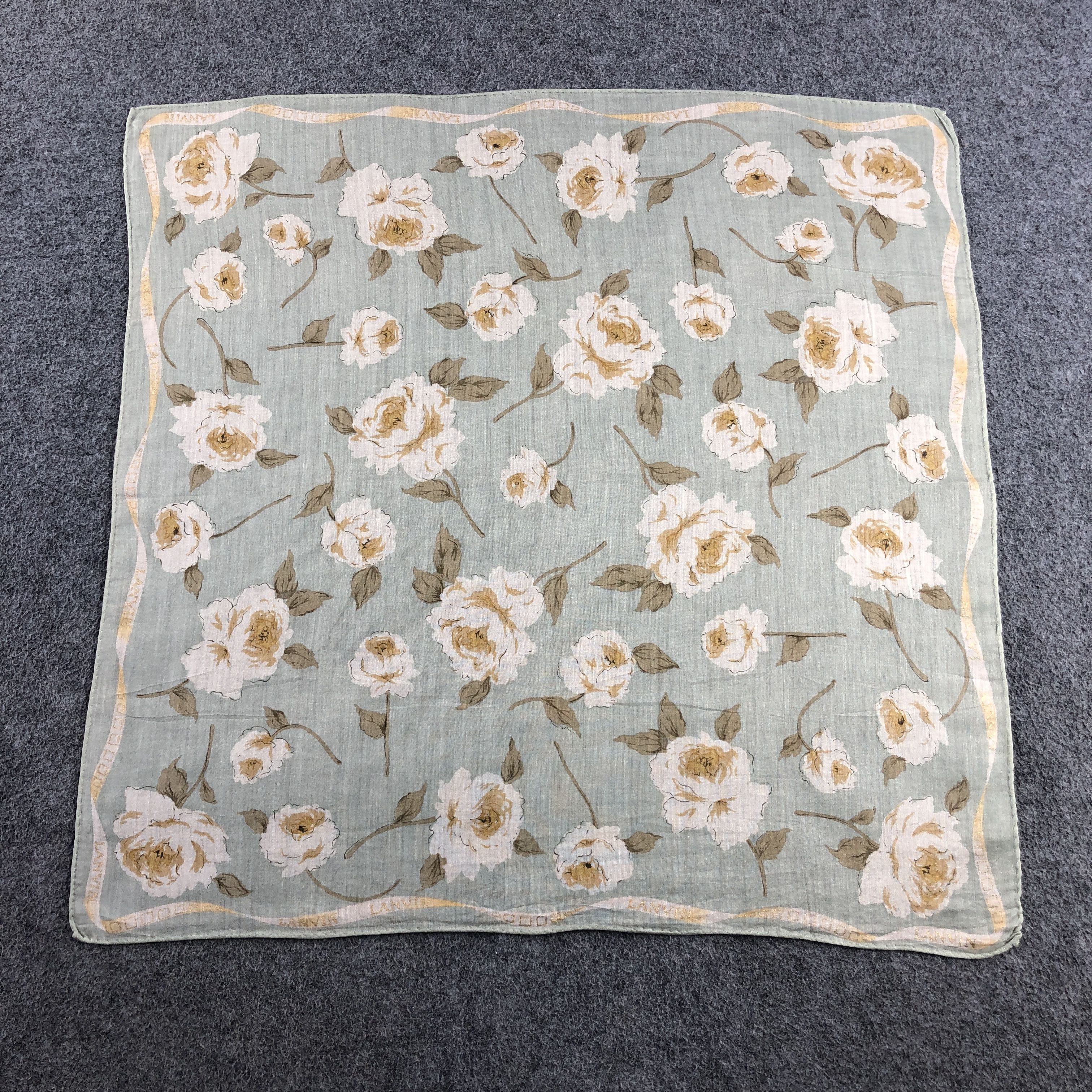 Lanvin × Vintage Lanvin Handkerchief Neckerchief Bandana H2725 Size ONE SIZE - 2 Thumbnail