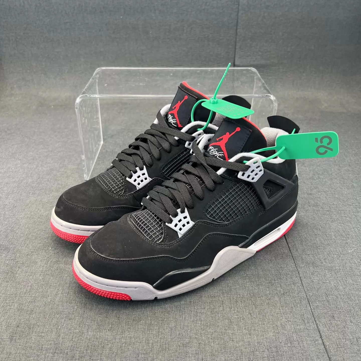 Nike Air Jordan 4 Black Red 19 99 New Size US 12.5 / EU 45-46 - 1 Thumbnail