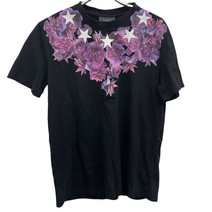 Givenchy Floral Star Print Short Sleeve T-Shirt