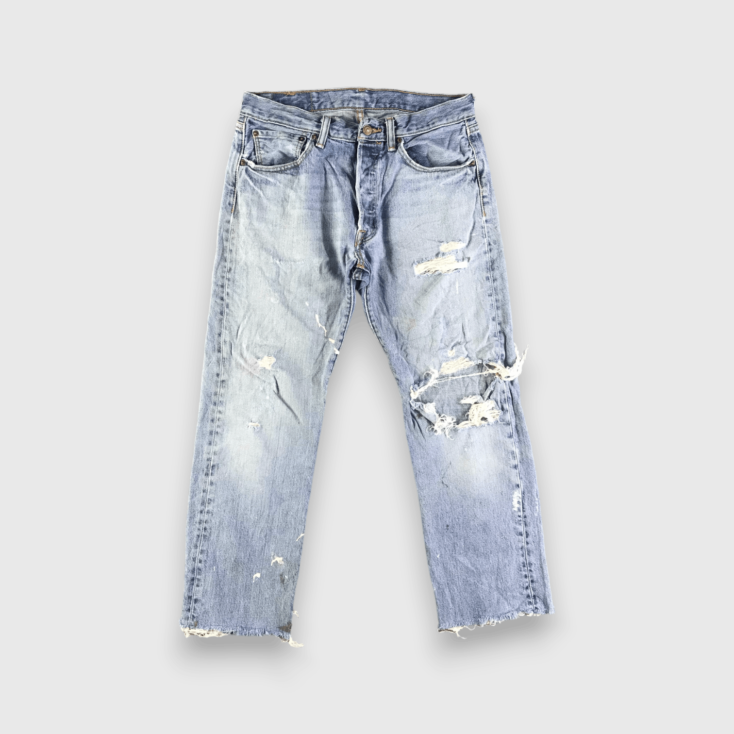 Levi's Vintage Blue Wash Levis 501 Jeans-J4184 Size US 32 / EU 48 - 1 Thumbnail