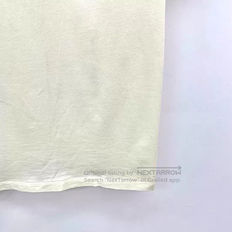Gucci Gucci Size XXXS Beige logo letter print cotton round-neck s Size XXS / US 00 / IT 34 - 4 Thumbnail