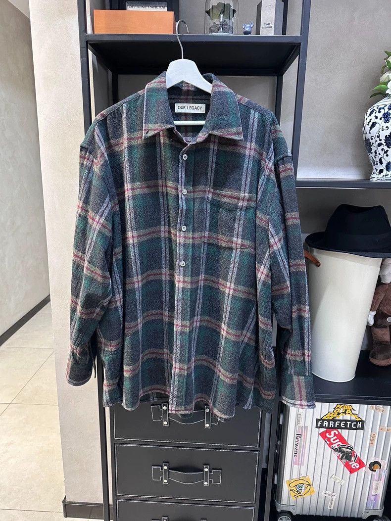 Our Legacy size48 Plaid shirts
