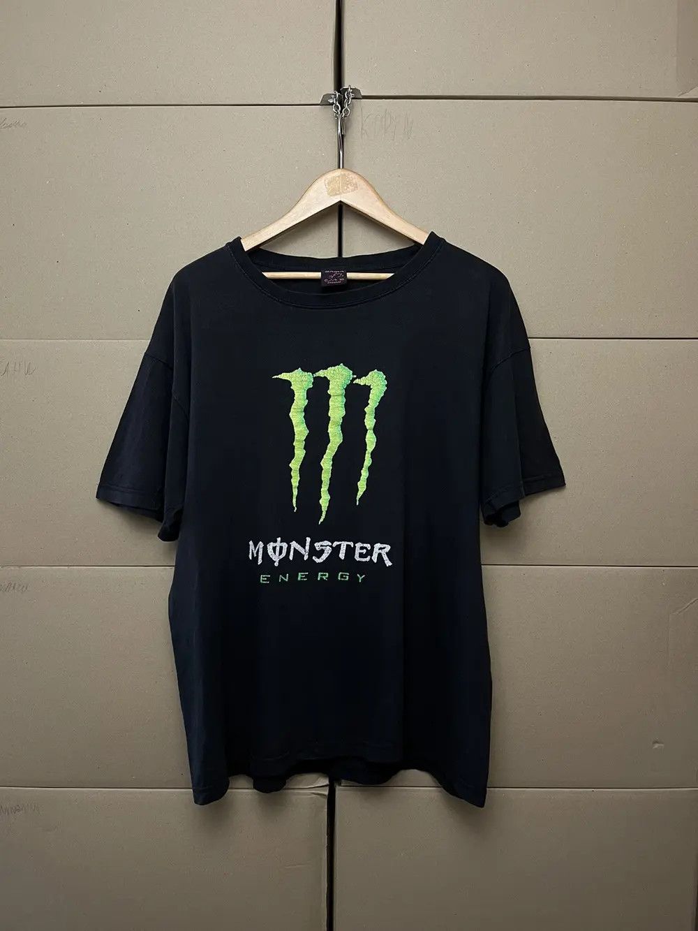 Vintage VINTAGE MONSTER ENERGY Y2K RACING TEE FADED T Shirt STREETWE Size US XL / EU 56 / 4 - 1 Thumbnail