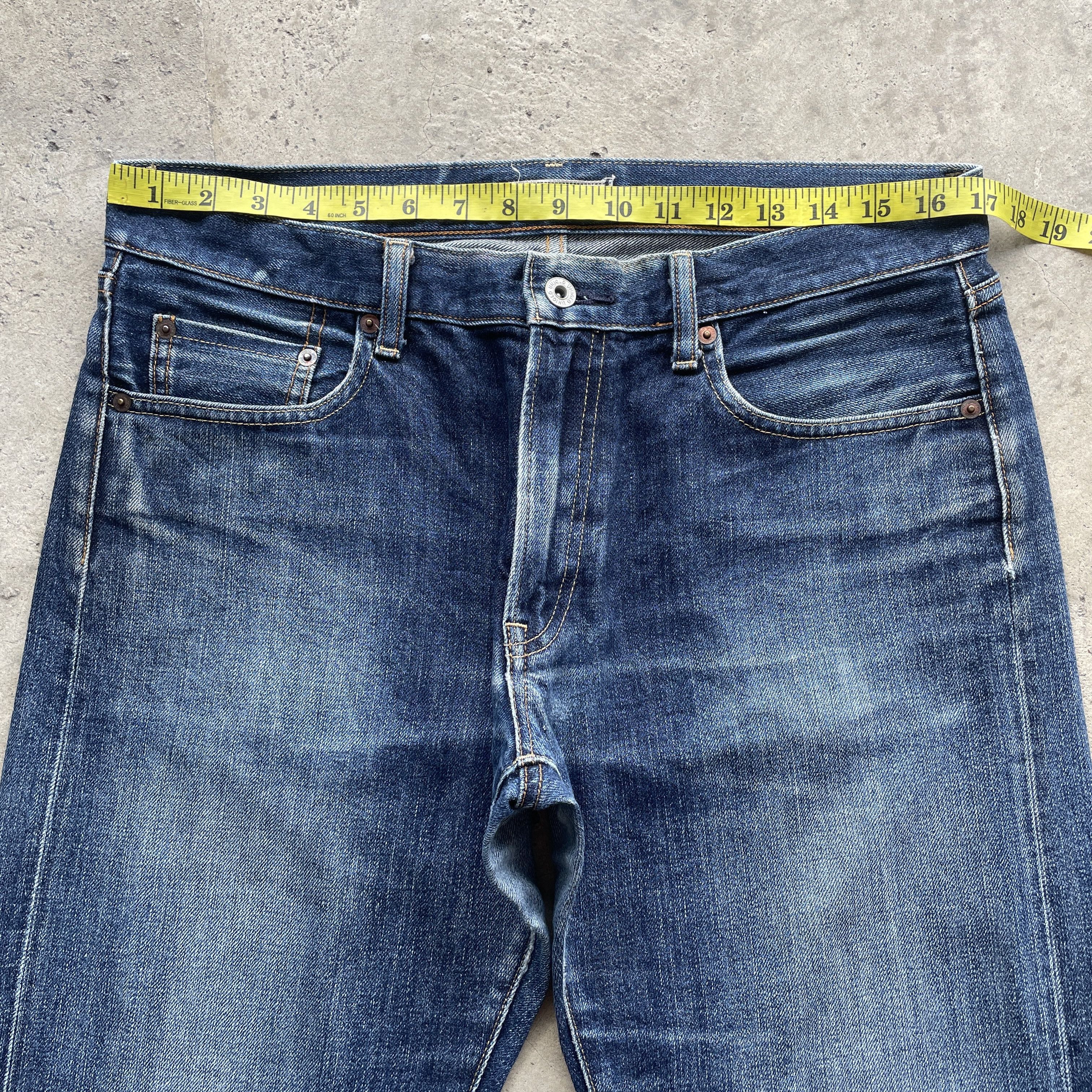 Japanese Brand × Jean VINTAGE JAPANESE JEANS FADED PANTS DENIM W34x28.5 Size US 34 / EU 50 - 5 Thumbnail