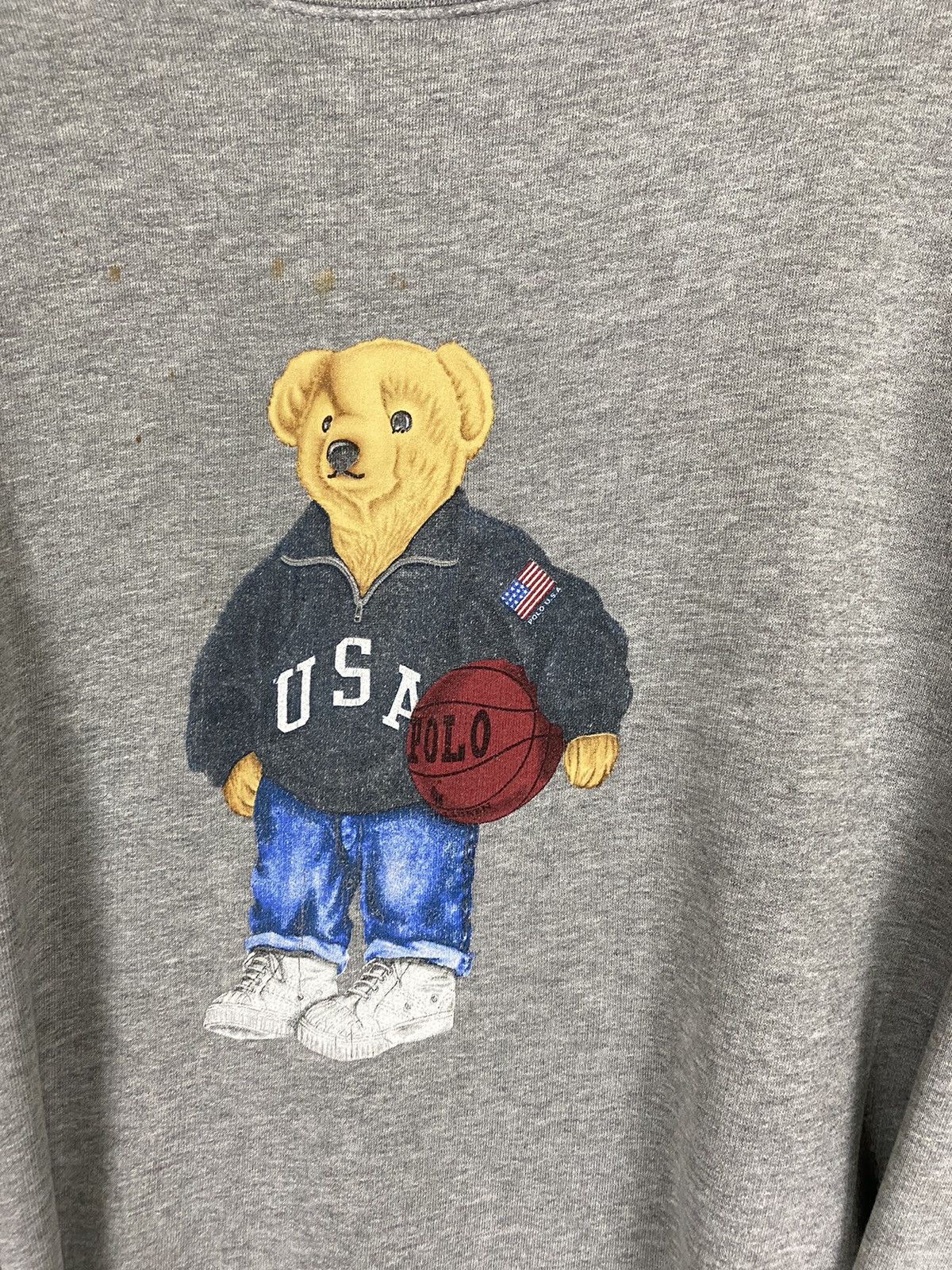 Polo Ralph Lauren ✅️Vintage Polo Bear Usa By Ralph Lauren Size US M / EU 48-50 / 2 - 7 Thumbnail