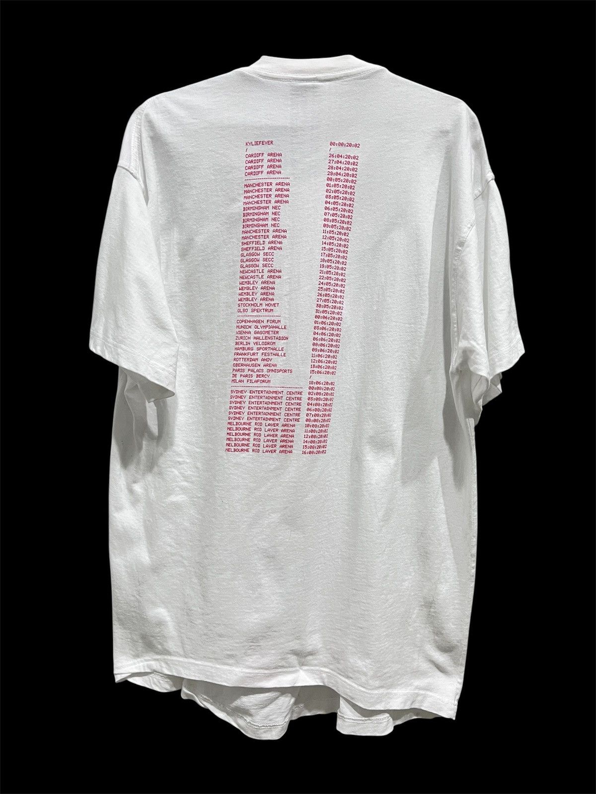 Band Tees Vintage 2002 Kylie Minogue Concert Tour Tee XL Dance-pop Size US XL / EU 56 / 4 - 3 Thumbnail