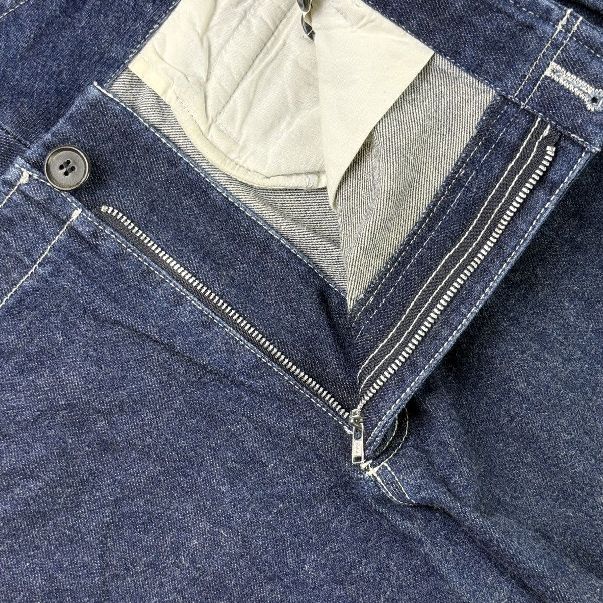 Comme des Garcons SHIRT CDG SHIRT boys - White Stitch Banana Denim Cropped Pants Size US 34 / EU 50 - 3 Thumbnail