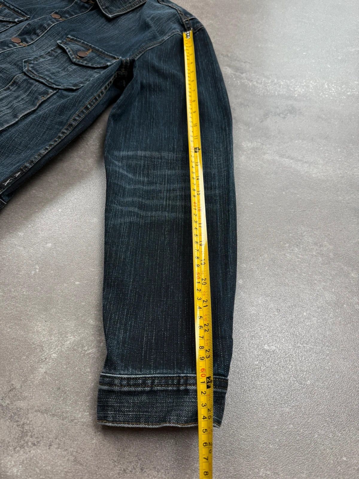 Armani Exchange Armani Exchange denim jacket archive faded Hedi Slimane type Size US L / EU 52-54 / 3 - 9 Thumbnail