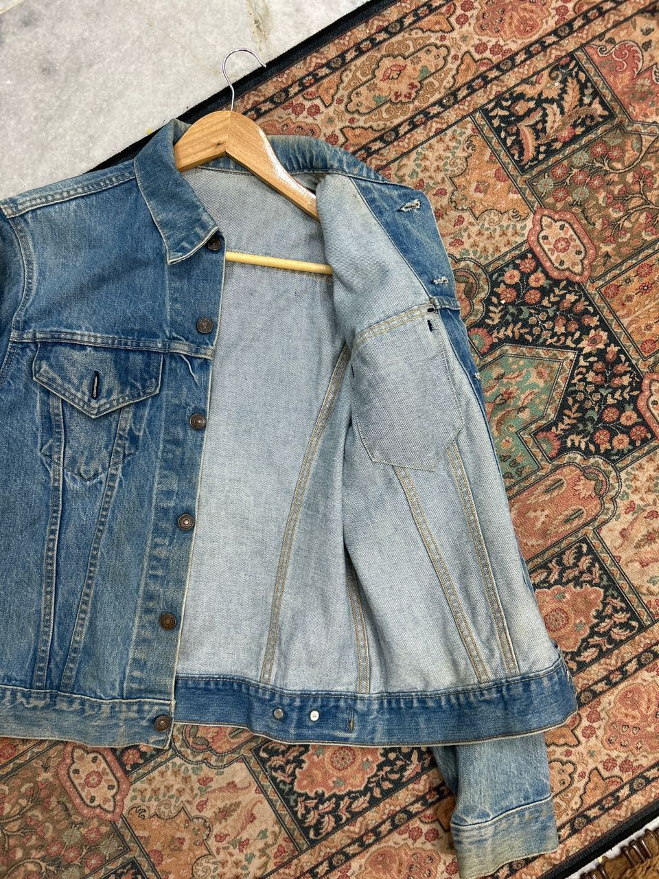 Levi's Vintage Levis Trucker Jacket 1970’s size 40 Size US M / EU 48-50 / 2 - 10 Thumbnail