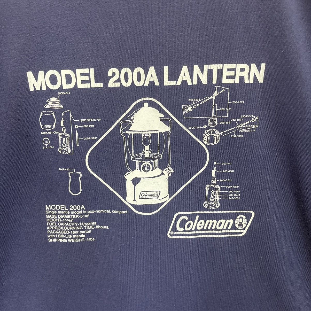 Coleman Vintage Coleman Big Logo Shortsleeve Tee Size L Size US L / EU 52-54 / 3 - 5 Thumbnail