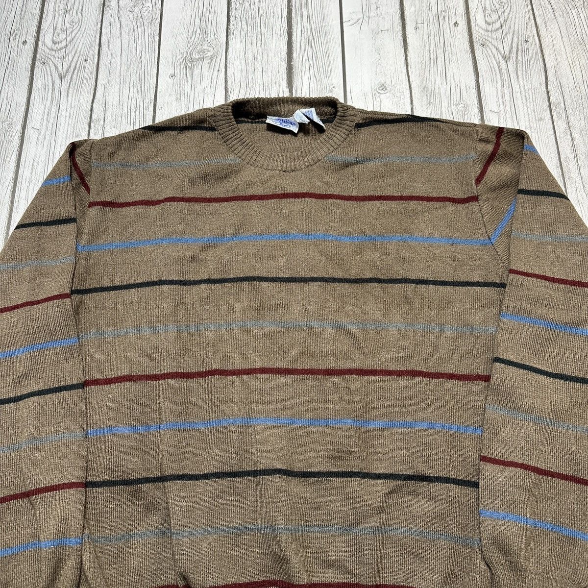 Vintage Vintage Life Trends striped sweater Size US XL / EU 56 / 4 - 3 Thumbnail
