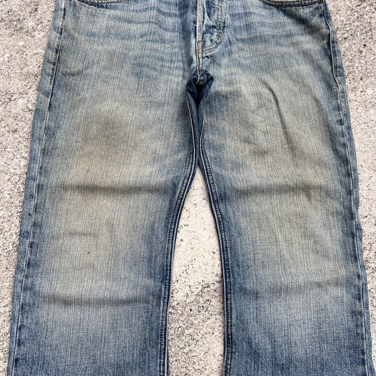 Polo Ralph Lauren “POLO JEANS COMPANY” FLY BUTTON DISTRESS JEANS Size US 34 / EU 50 - 4 Thumbnail