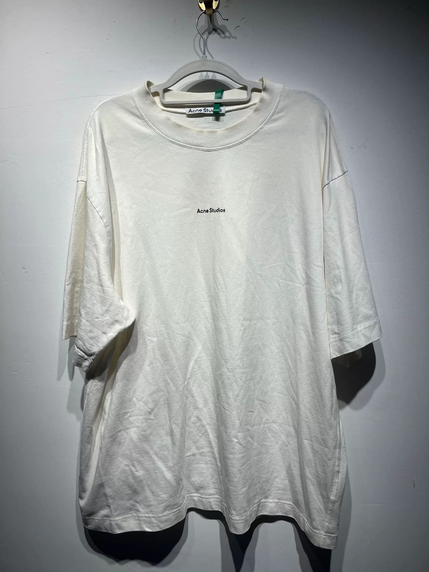 Acne Studios Acne Studios Casual Printed White T-Shirt XL Men Size US XL / EU 56 / 4 - 1 Thumbnail