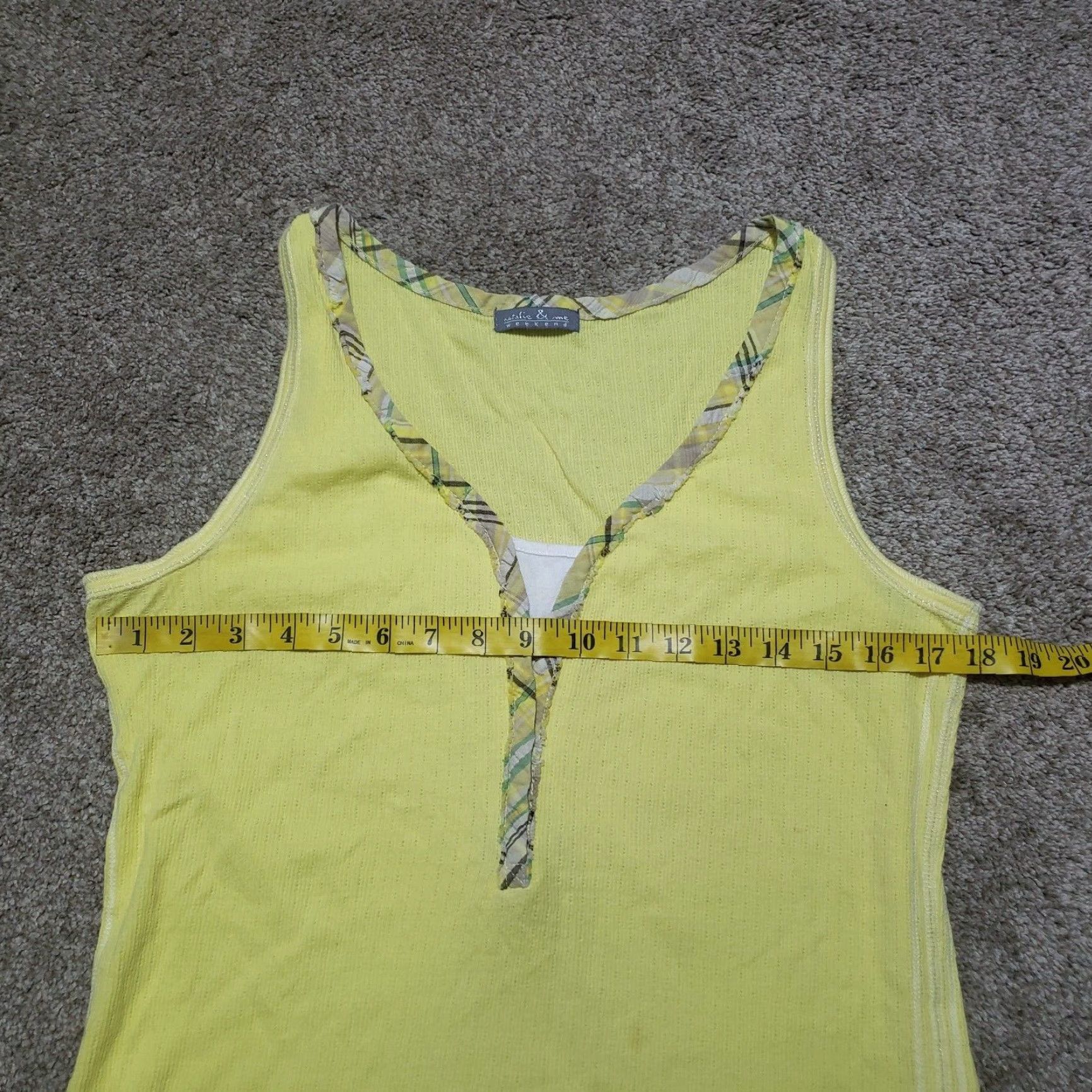 Vintage Natalie & Me Shirt Vest Adult Small Yellow Zipper Geometric Polyester Vest Casual 90s? Size S / US 4 / IT 40 - 4 Thumbnail