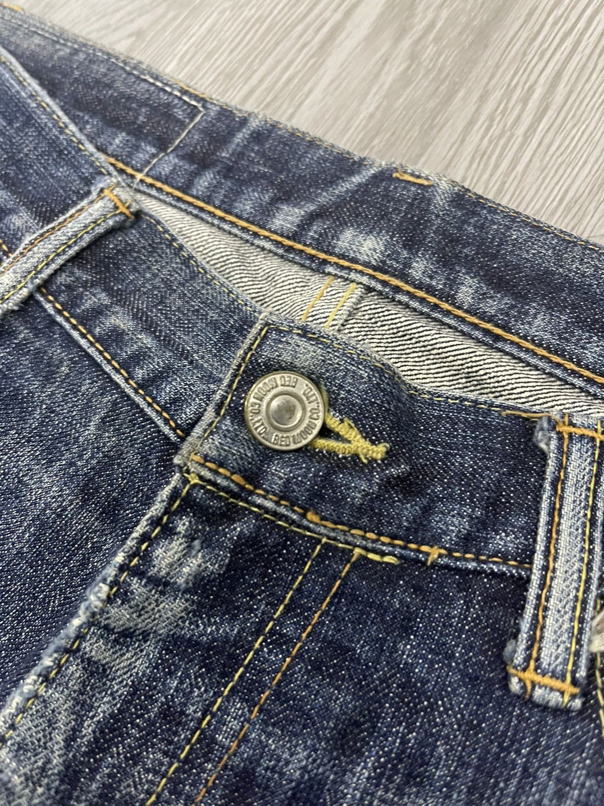 Japanese Brand × Redmoon Redmoon Selvedges Distressed Denim Size US 31 - 4 Thumbnail