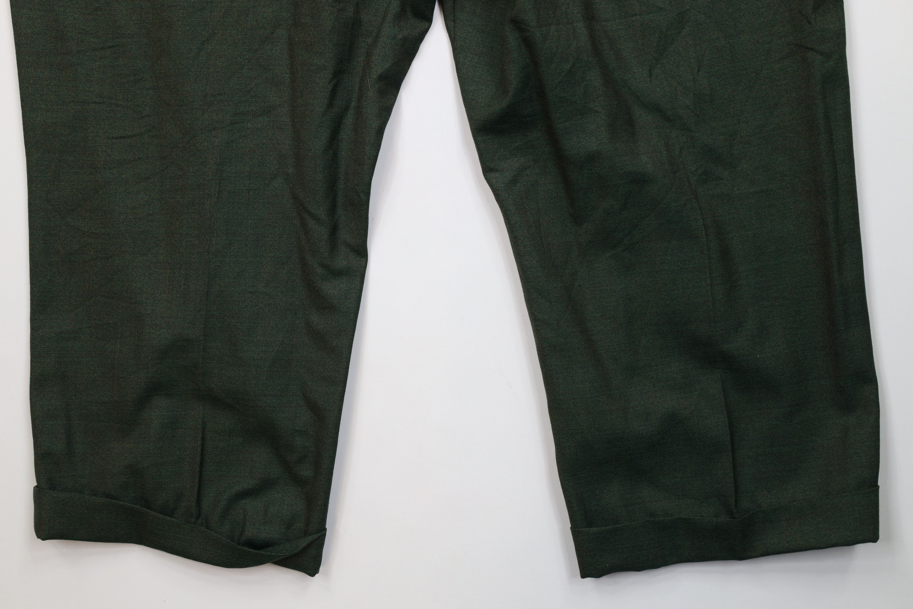 Vintage Vintage 50s 60s Rockabilly Gabardine Chino Pants Green USA Size US 44 / EU 60 - 11 Thumbnail