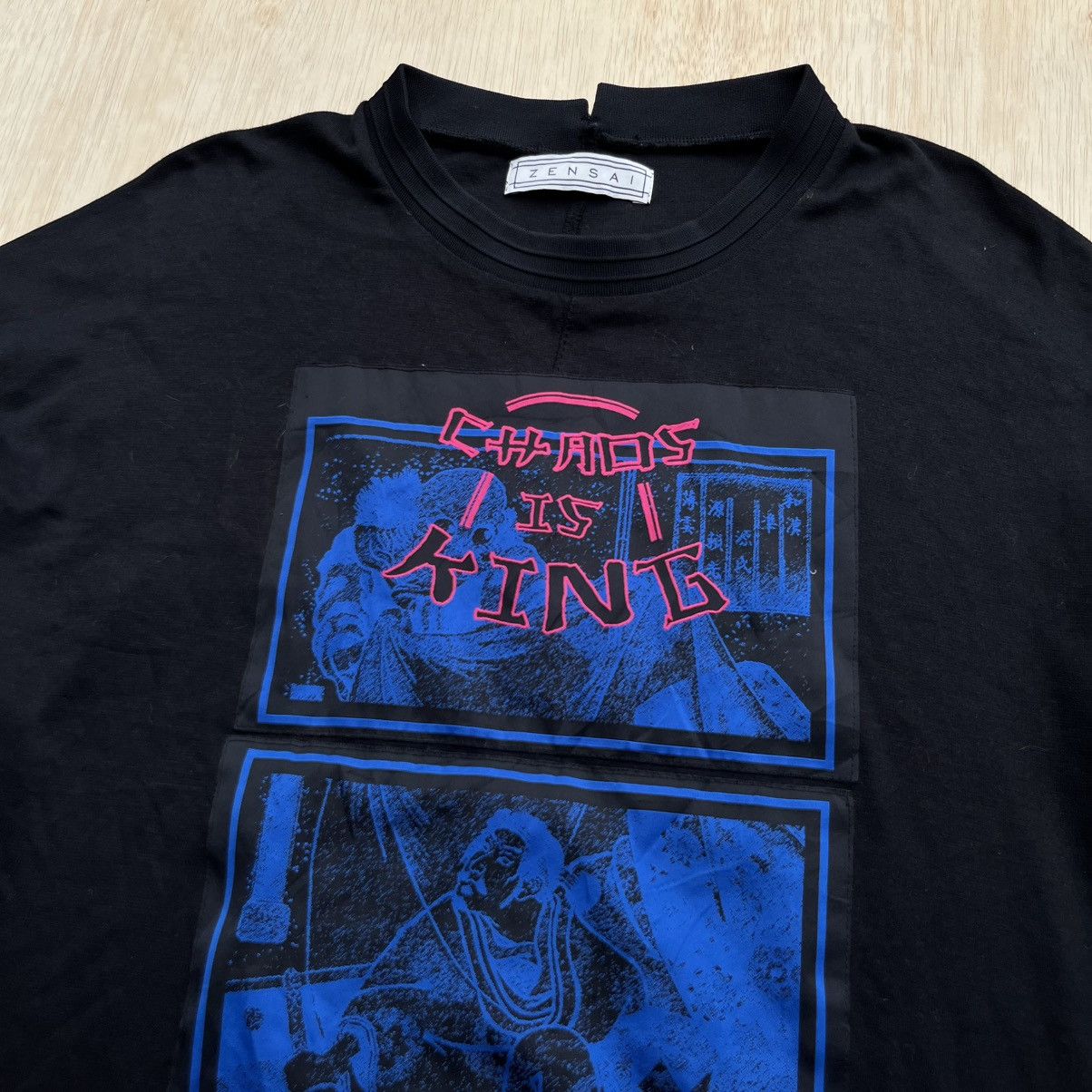 Japanese Brand ZENSAI CHAOS OUTER SKATE HIP HOP ASIAN CULTURE BEAUTY BEAST Size US L / EU 52-54 / 3 - 2 Thumbnail