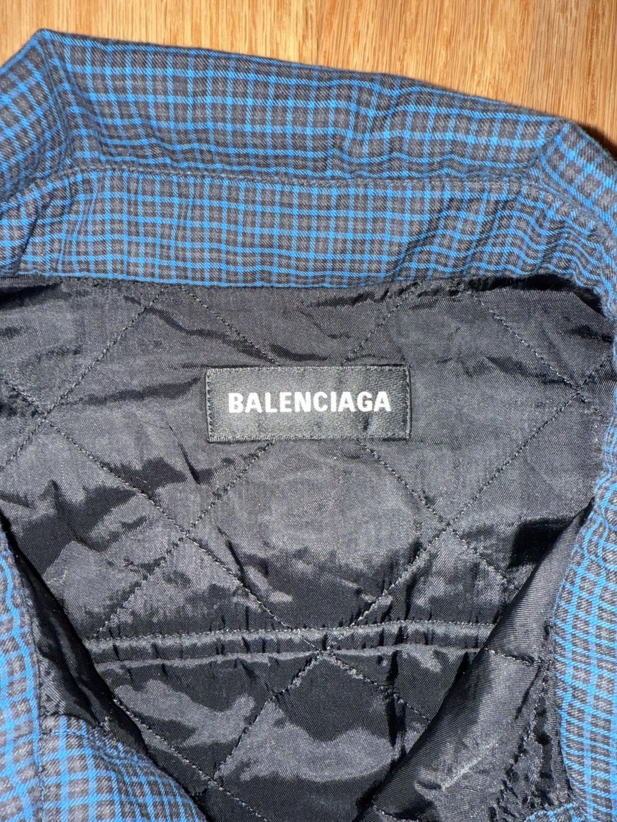 Balenciaga Balenciaga Padded Check Flannel Shirt Jacket Size US L / EU 52-54 / 3 - 5 Thumbnail