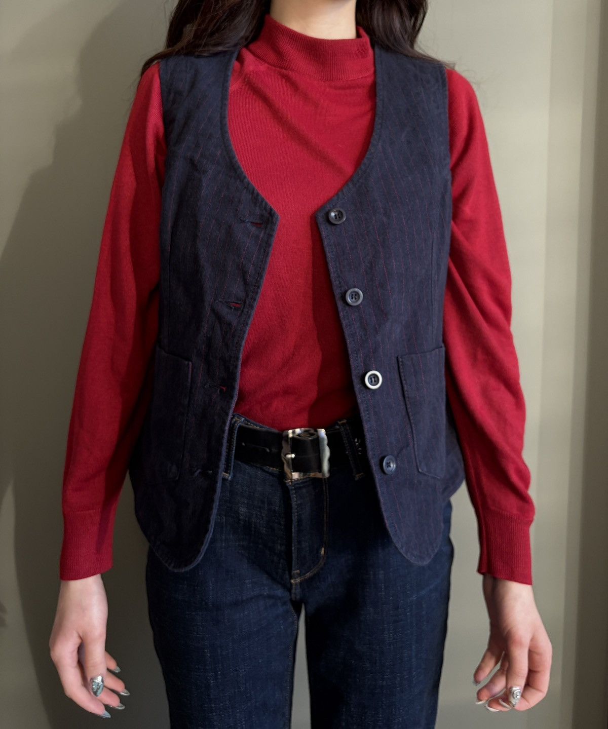 Captain Santors Captain Santors W-7702 Brushed Cotton Heritage Workwear Vest Size M / US 6-8 / IT 42-44 - 23 Thumbnail
