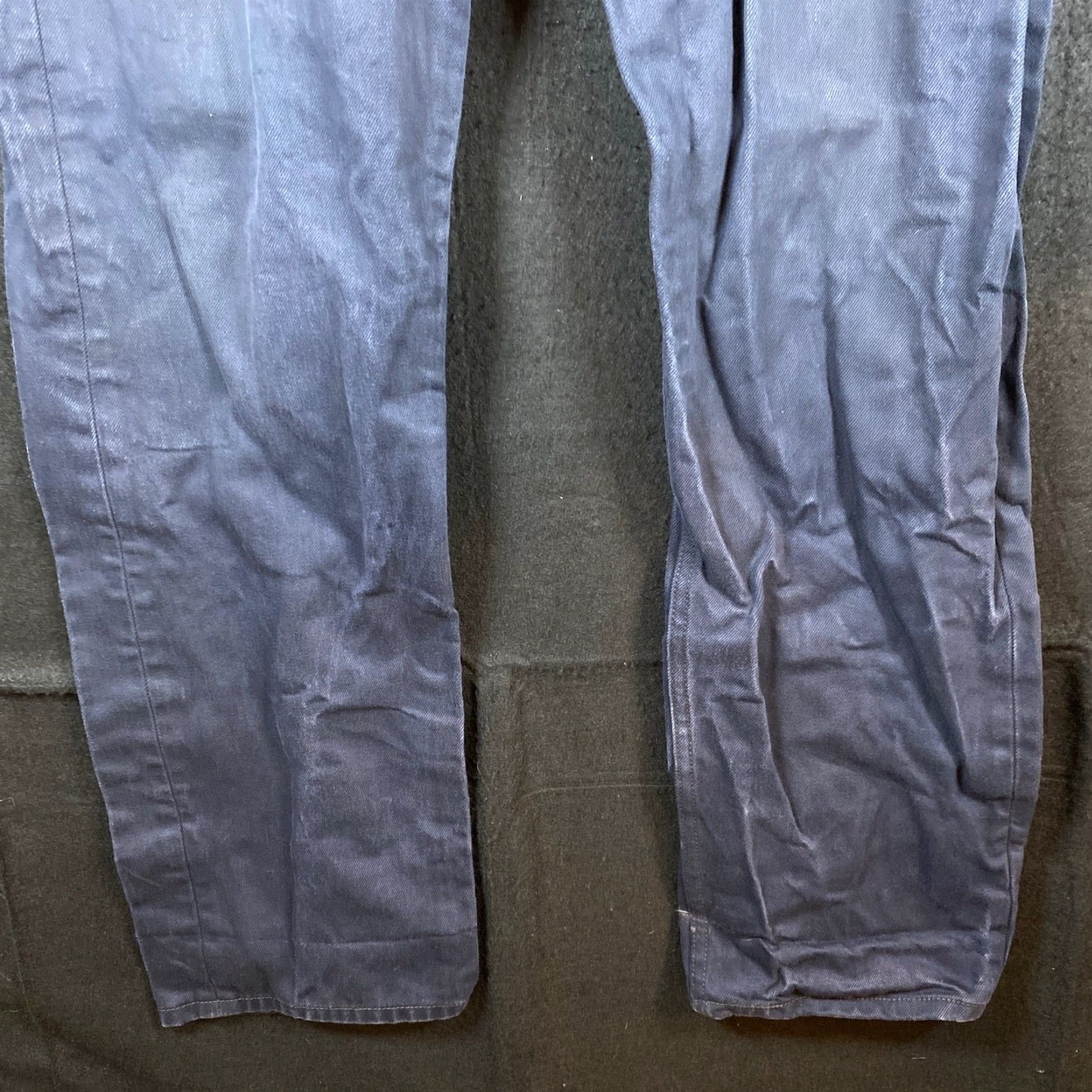 Levi's Levi's Mens Jeans Blue Denim 501 Button Fly Straight Cotton 36x32 5-Pocket Design Regular Rise High Solid Pattern Jeans Mens Size US 36 / EU 52 - 3 Thumbnail