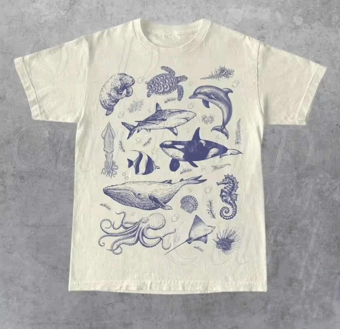 Other Y2K Streetwear Goth Fashion White T-Shirt Punk Graphic Tees Size US XL / EU 56 / 4 - 2 Thumbnail