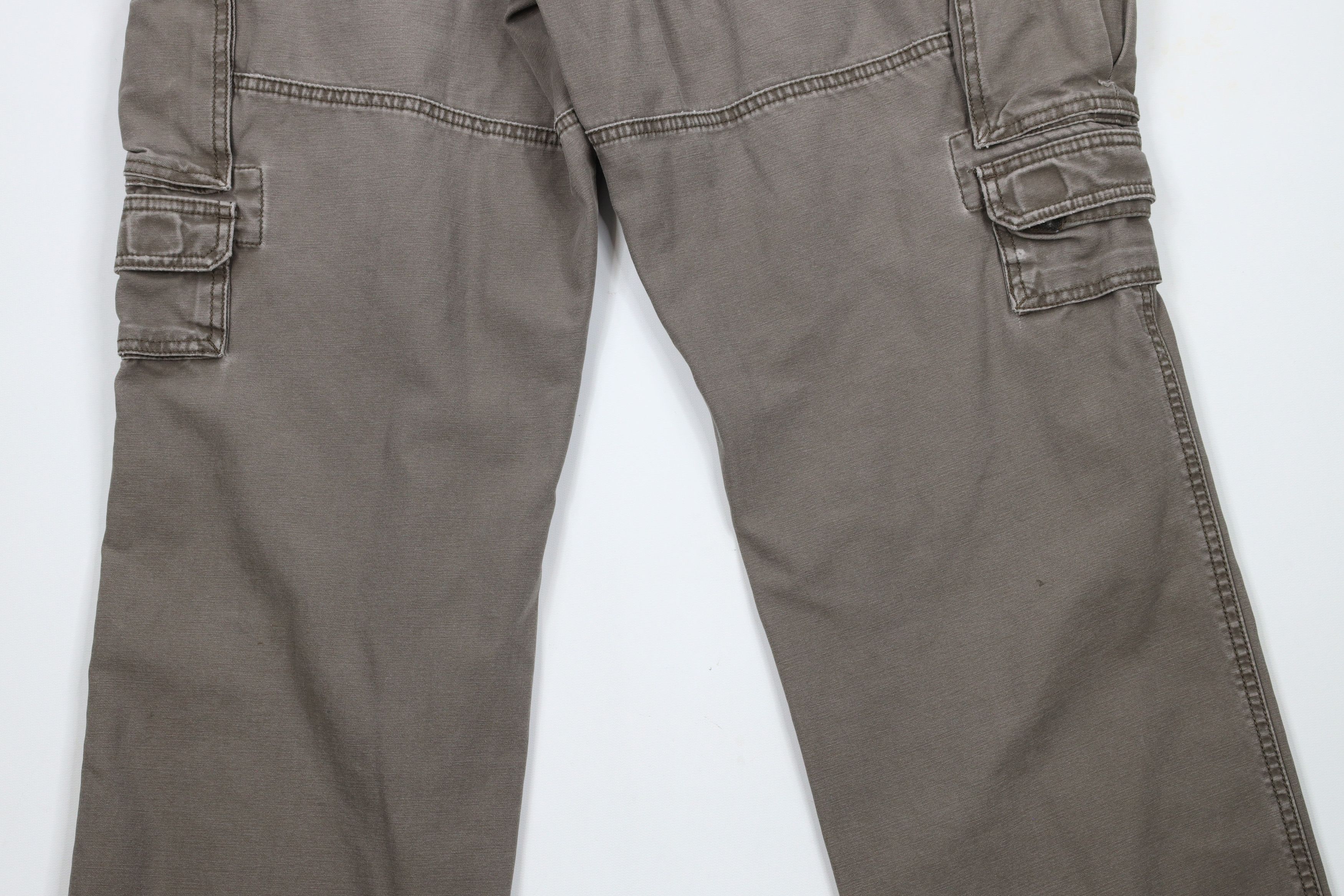 Vintage Vintage Y2K Streetwear Wide Leg Cargo Pants Light Brown Size US 36 / EU 52 - 14 Thumbnail