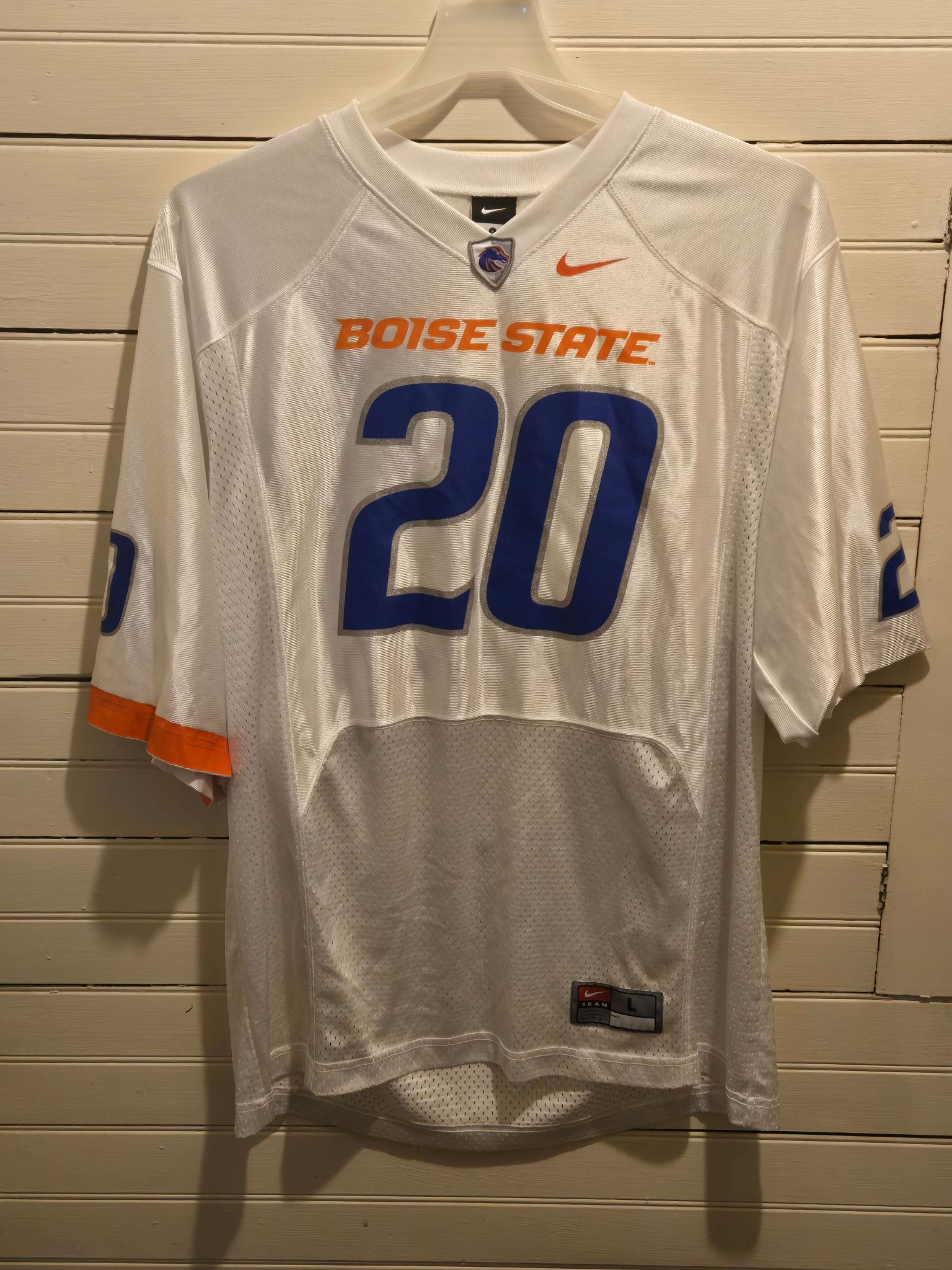 Nike Nike Boise State Football Jersey Mens L White #20 Broncos Size US L / EU 52-54 / 3 - 1 Thumbnail