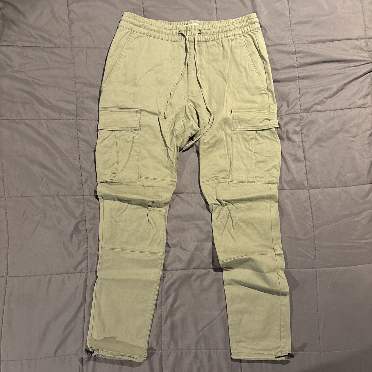 Pacsun Men’s Olive Green Pacsun Cargo Pants Size Medium Size US 32 / EU 48 - 1 Thumbnail