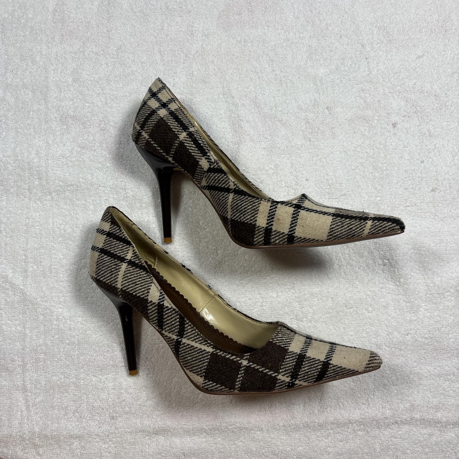 Other vintage plaid tweed brown heals Size US 8 / IT 38 - 2 Thumbnail