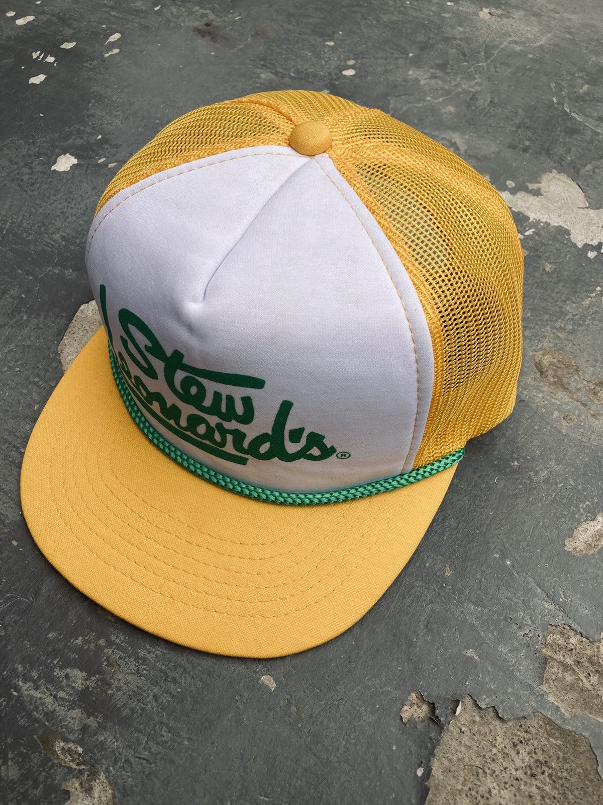 Other Vintage 80s Stew Leonards Mesh Trucker Hat Size ONE SIZE - 2 Thumbnail