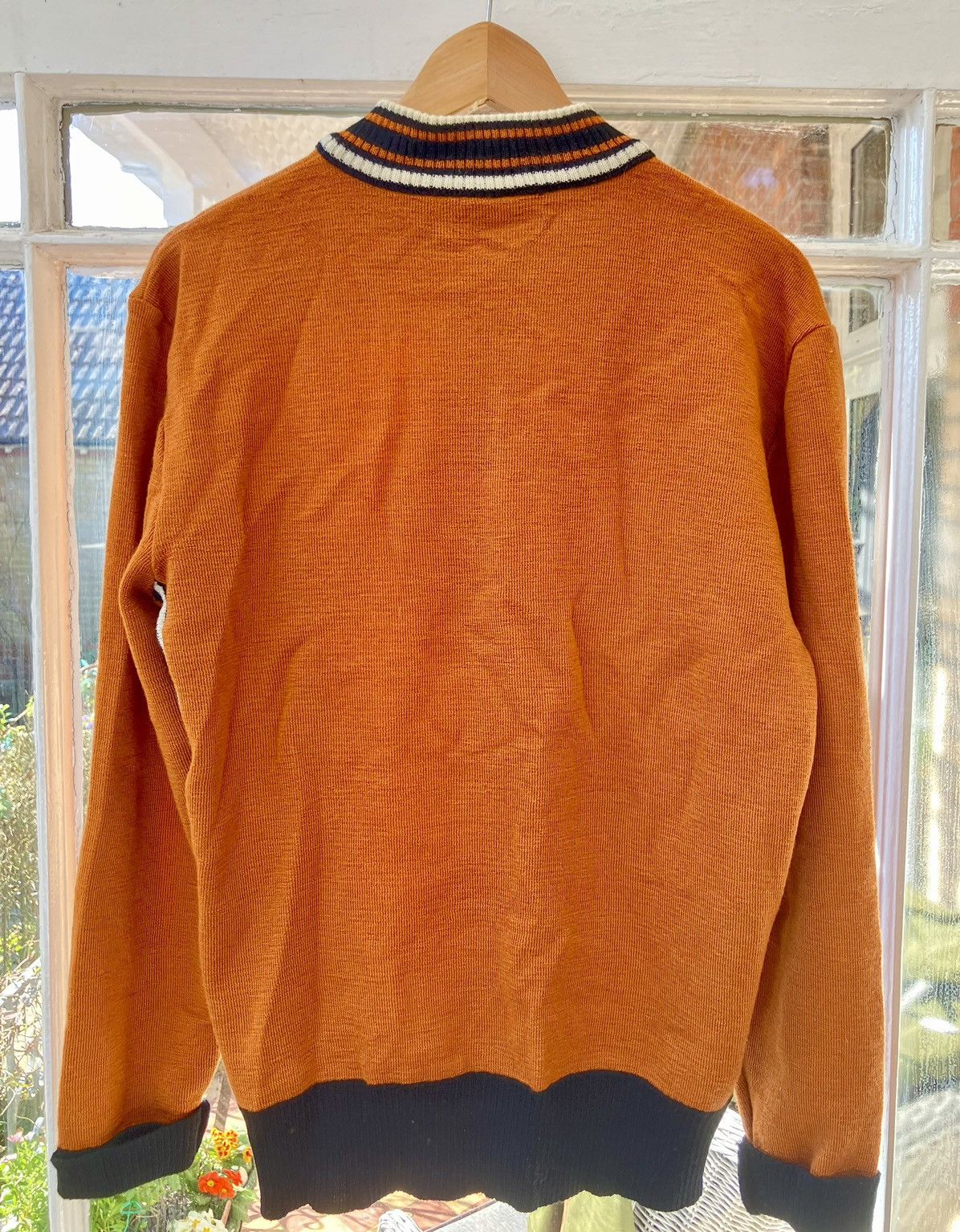 AMI AMI Mattiussi Wool Jumper RRP $300 NEW Orange Mr Porter Size US L / EU 52-54 / 3 - 3 Thumbnail